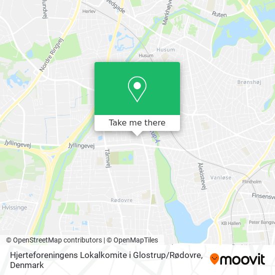 Hjerteforeningens Lokalkomite i Glostrup / Rødovre map