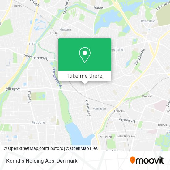 Komdis Holding Aps map