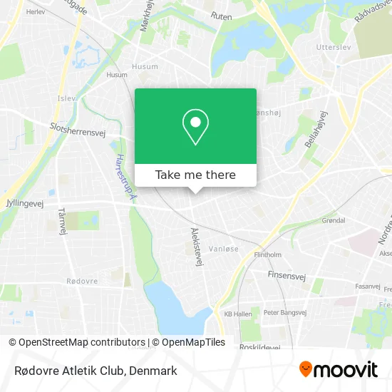 Rødovre Atletik Club map