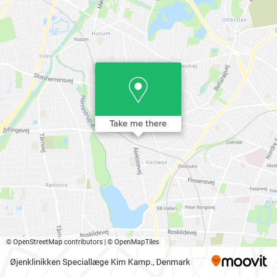 Øjenklinikken Speciallæge Kim Kamp. map