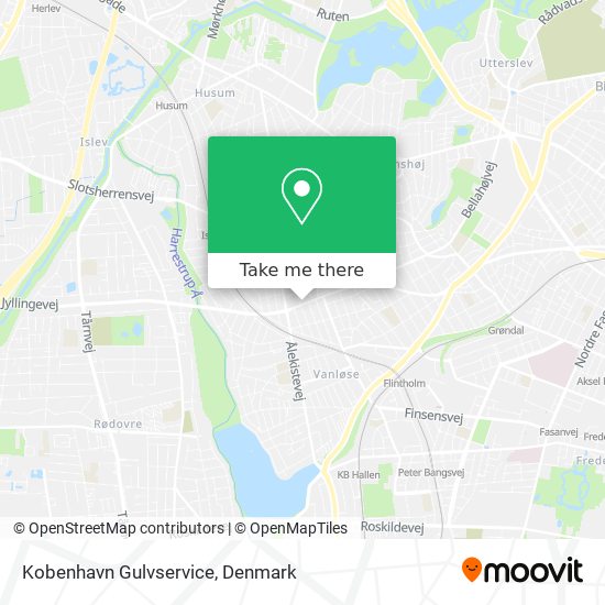 Kobenhavn Gulvservice map