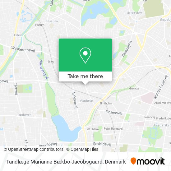 Tandlæge Marianne Bækbo Jacobsgaard map