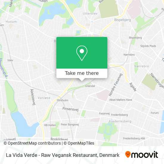 La Vida Verde - Raw Vegansk Restaurant map