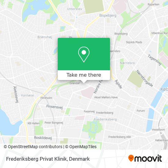 Frederiksberg Privat Klinik map