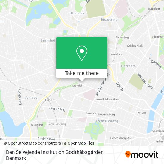 Den Selvejende Institution Godthåbsgården map