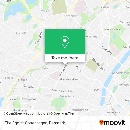 The Egoist Copenhagen map