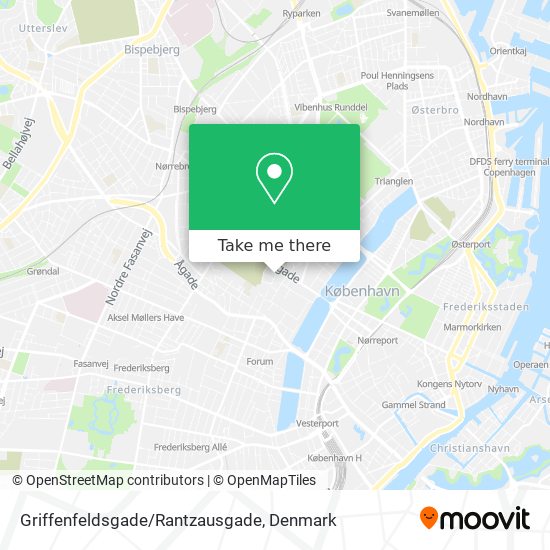 Griffenfeldsgade/Rantzausgade map