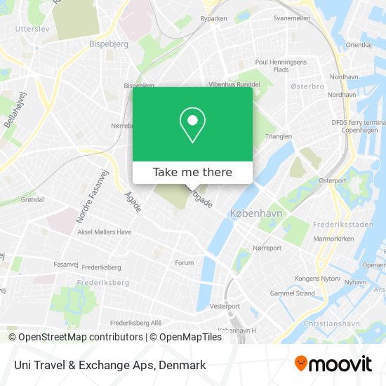 Uni Travel & Exchange Aps map