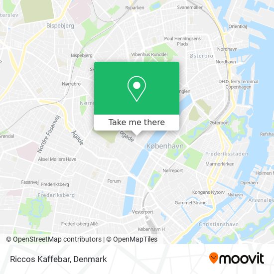 Riccos Kaffebar map