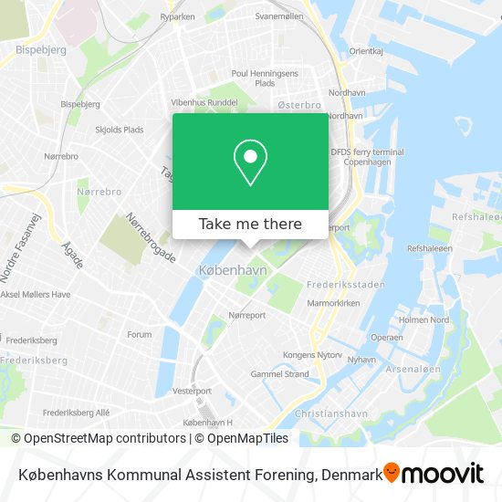 Københavns Kommunal Assistent Forening map