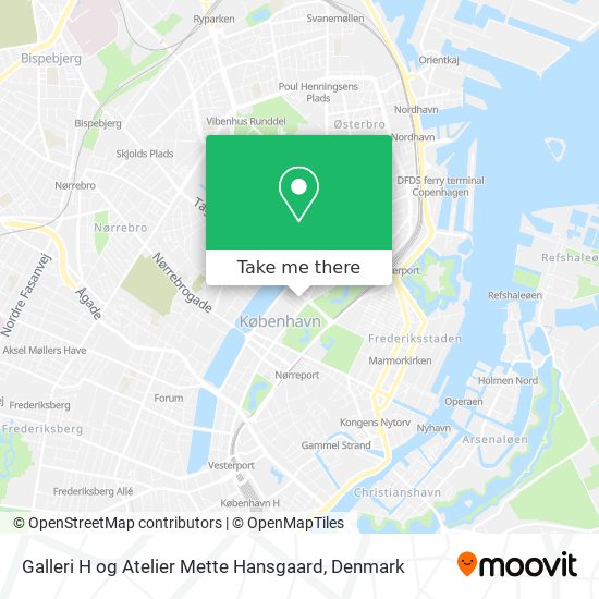 Galleri H og Atelier Mette Hansgaard map