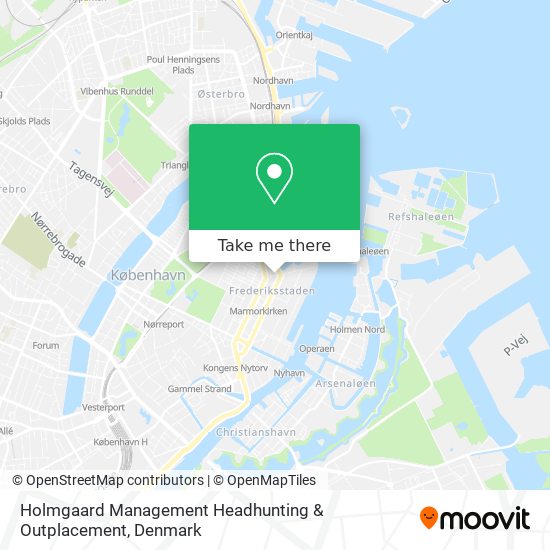 Holmgaard Management Headhunting & Outplacement map