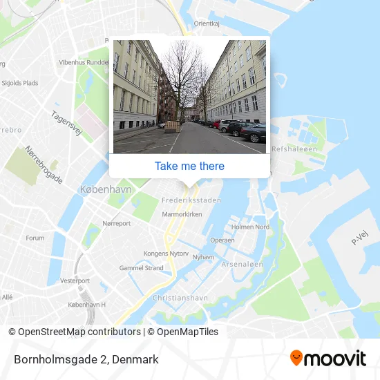 Bornholmsgade 2 map