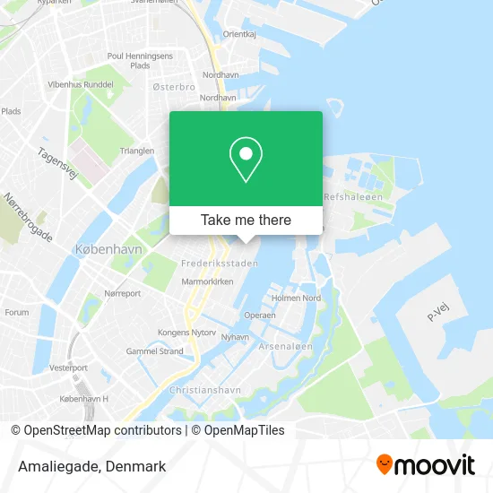 Amaliegade map