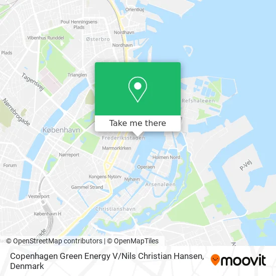 Copenhagen Green Energy V / Nils Christian Hansen map