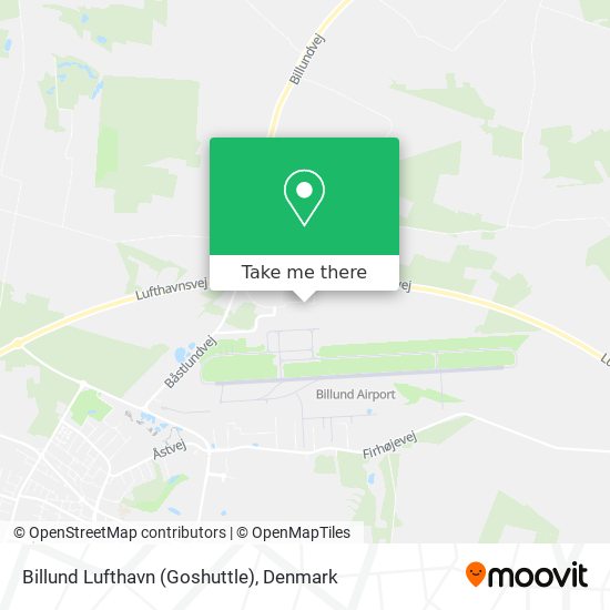 Billund Lufthavn (Goshuttle) map