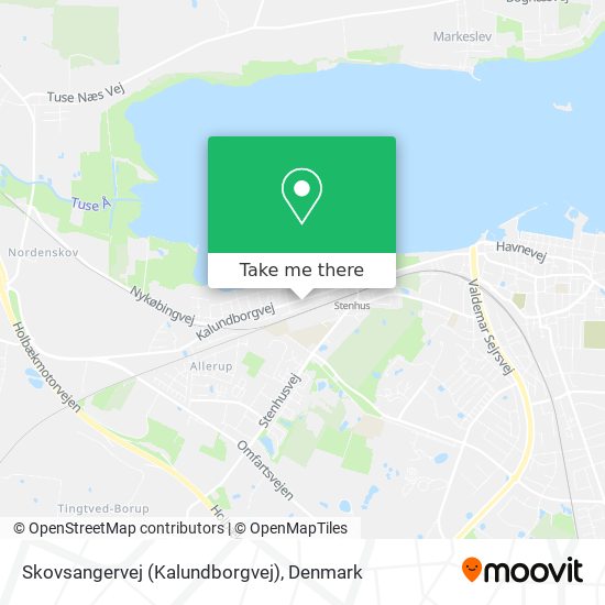Skovsangervej (Kalundborgvej) map