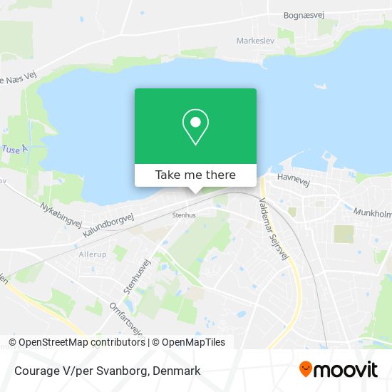 Courage V/per Svanborg map