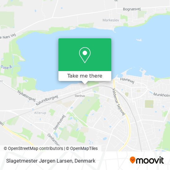 Slagetmester Jørgen Larsen map
