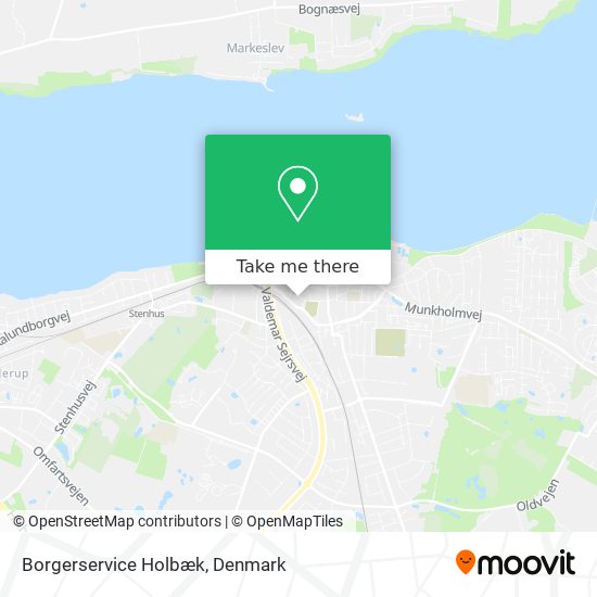 Borgerservice Holbæk map