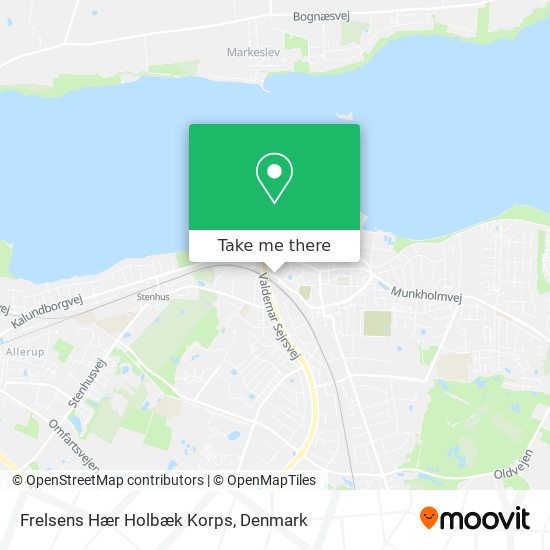 Frelsens Hær Holbæk Korps map