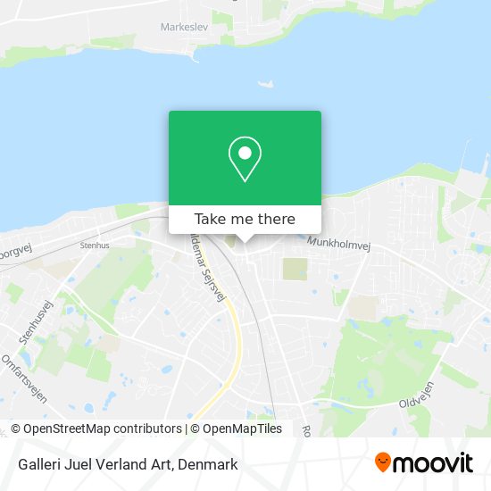 Galleri Juel Verland Art map