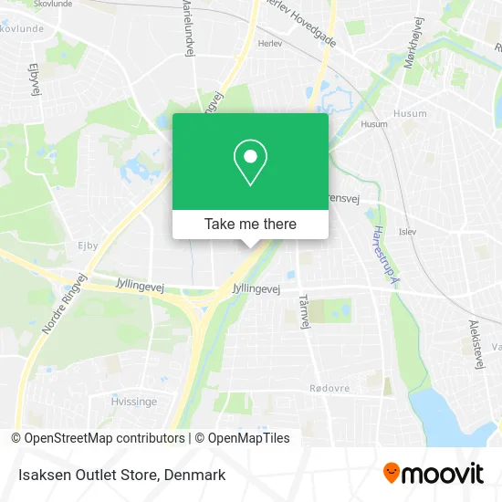 Isaksen Outlet Store map