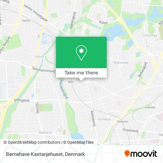Børnehave Kastanjehuset map