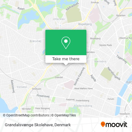 Grøndalsvænge Skolehave map