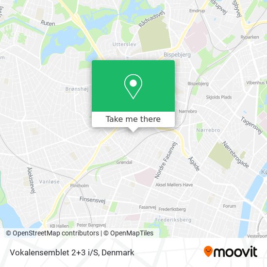 Vokalensemblet 2+3 i/S map