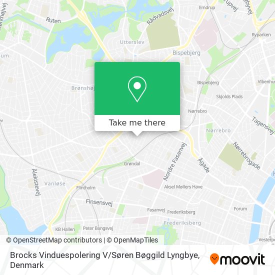 Brocks Vinduespolering V / Søren Bøggild Lyngbye map