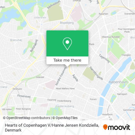 Hearts of Copenhagen V / Hanne Jensen Kondziella map