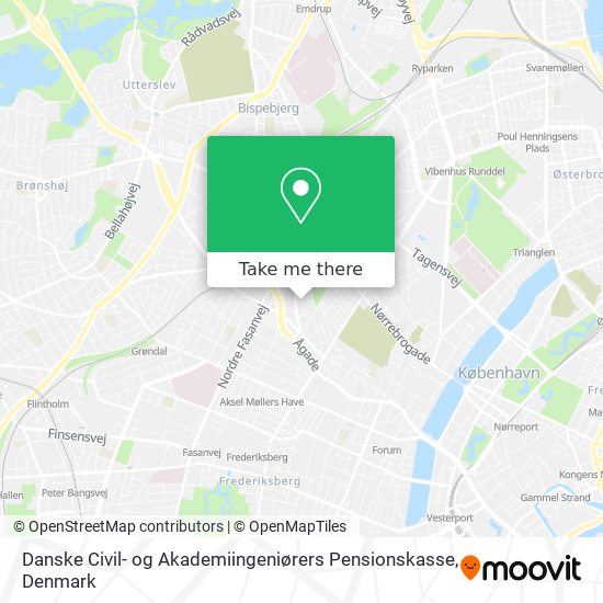 Danske Civil- og Akademiingeniørers Pensionskasse map