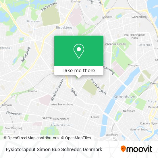 Fysioterapeut Simon Bue Schrøder map