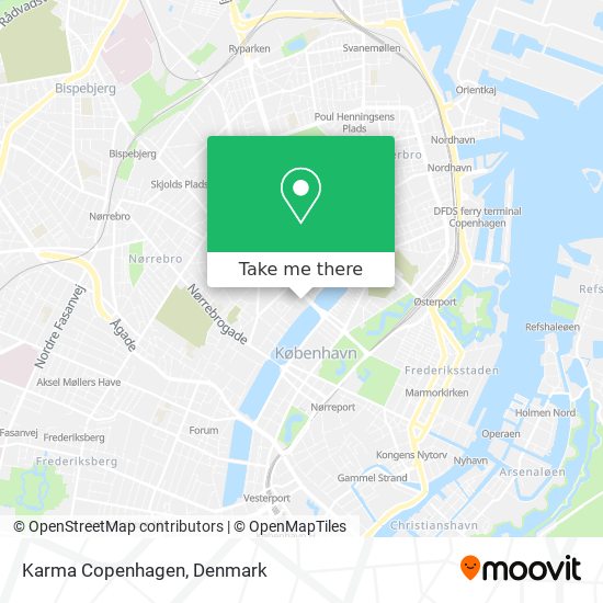 Karma Copenhagen map