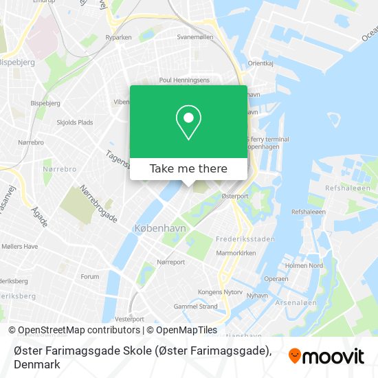 Øster Farimagsgade Skole map