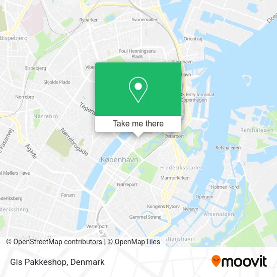 Gls Pakkeshop map
