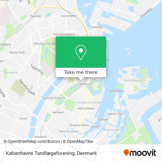 Københavns Tandlægeforening map