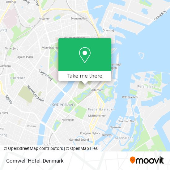 Comwell Hotel map