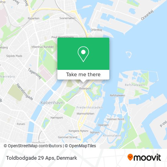 Toldbodgade 29 Aps map