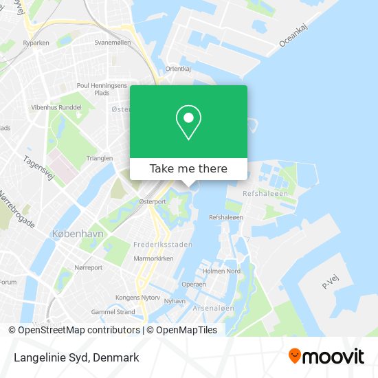 Langelinie Syd map