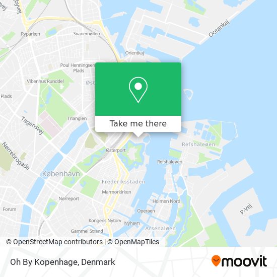Oh By Kopenhage map