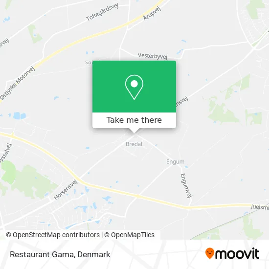 Restaurant Gama map