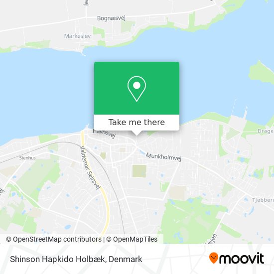 Shinson Hapkido Holbæk map