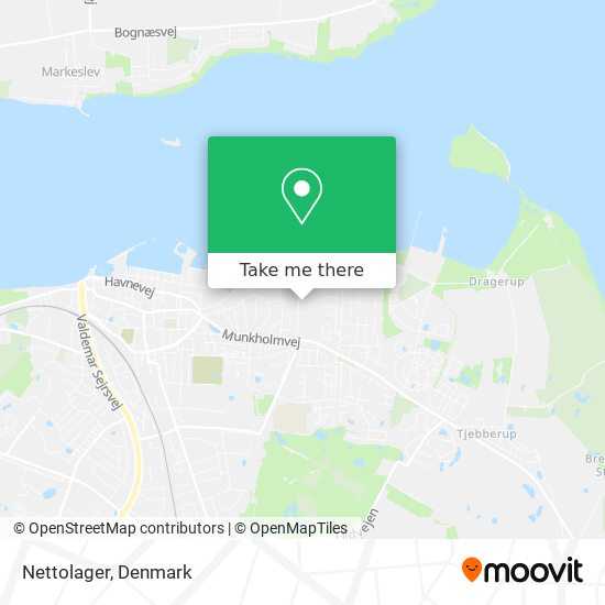 Nettolager map