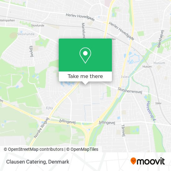 Clausen Catering map