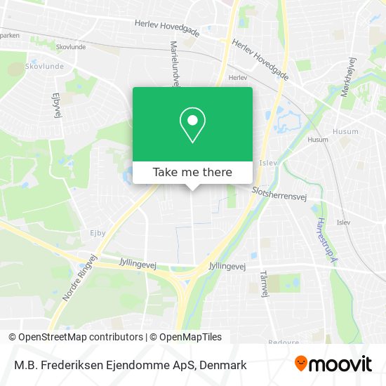 M.B. Frederiksen Ejendomme ApS map