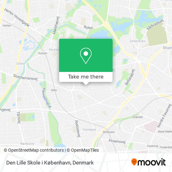 Den Lille Skole i København map