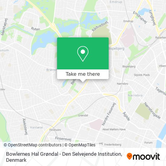 Bowlernes Hal Grøndal - Den Selvejende Institution map