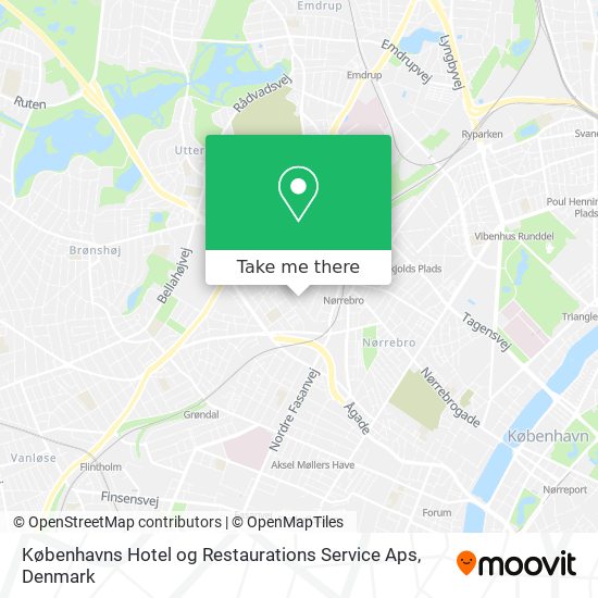 Københavns Hotel og Restaurations Service Aps map